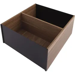 Blum Ambia-Line Frontauszugsrahmen Inneneinteilung 271x242x110mm Tennessee Nuss, Besteckkasten, Braun