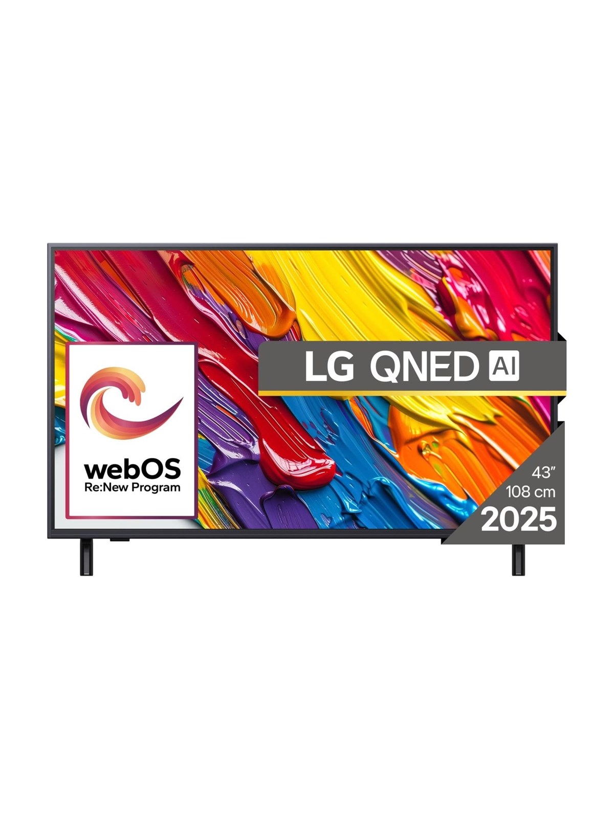 LG 43" Flachbild TV LED 4K 43 colos QNED AI QNED82 4K Smart TV 2025