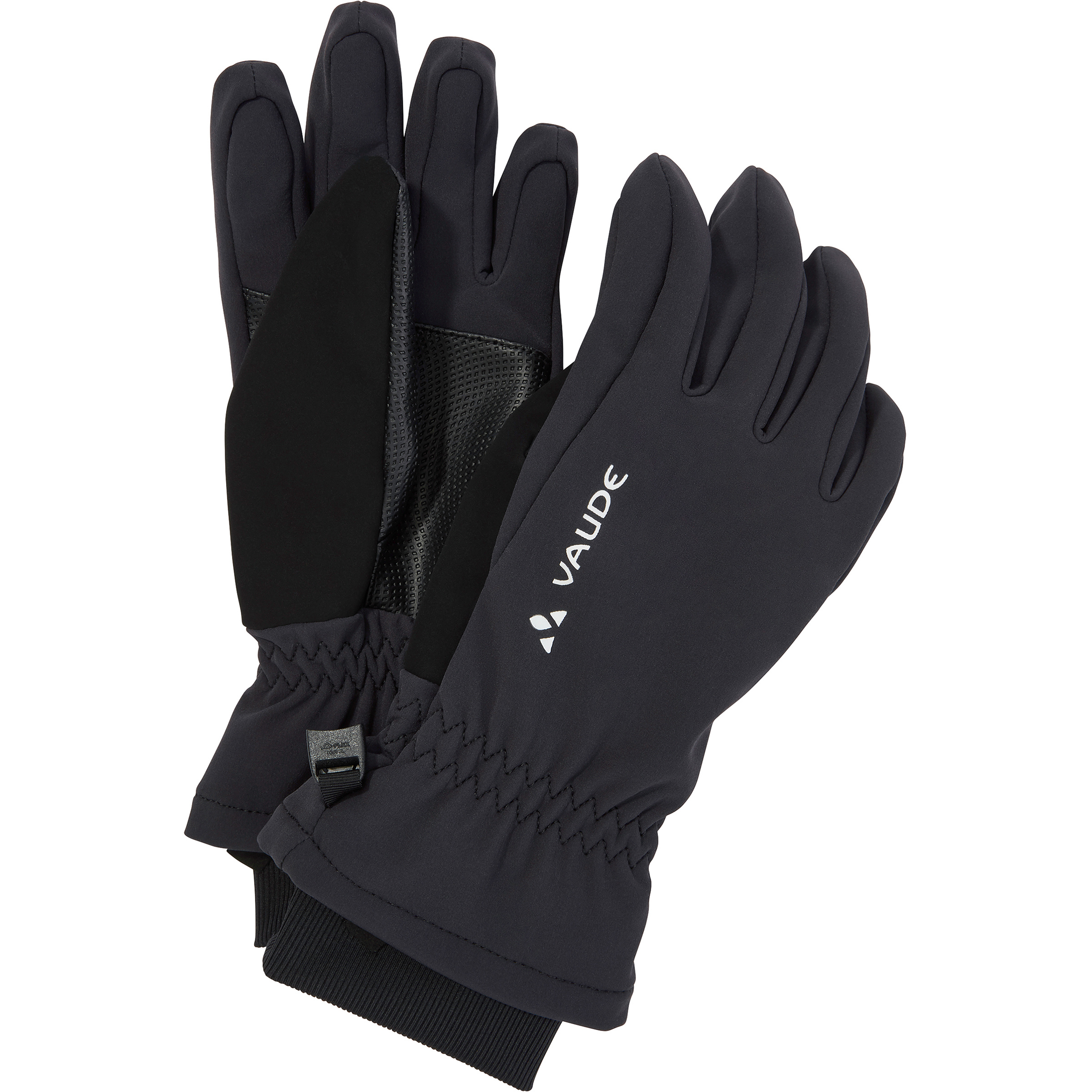 Vaude Rondane Kinder Fingerhandschuhe schwarz Größe S Trekking Widerstandsfähig Wasserabweisend