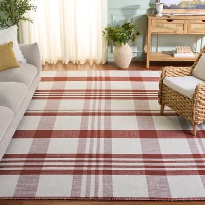 SAFAVIEH Handmade Striped Kilim Magndis Wool Rug
