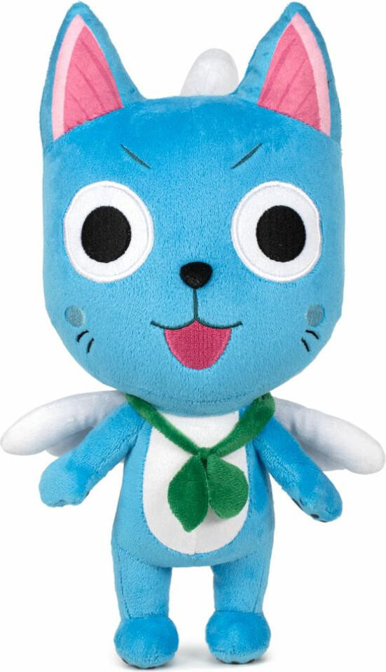 Play by Play Fairy Tail Happy knuffel, 25 cm, zacht pluche knuffeldiertje
