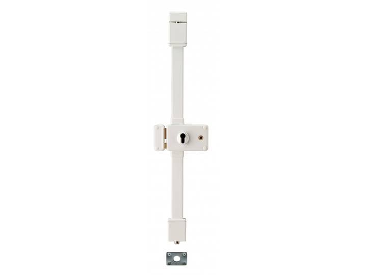 Thirard - Boitier De Serrure En Applique Horga À Fouillot Pour Porte D'Entrée\, Gauche\, 3 Pts\, Axe 55mm\, Blanc