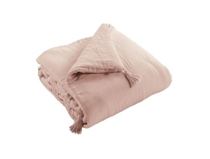 Edredon 150x150 cm Gaze de Coton Guimauve