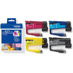 Brother Tinte LC-527VAL Value Pack, schwarz, cyan, magenta, gelb