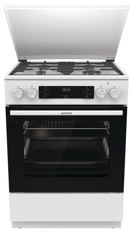 Gorenje GKS6C71WF Freestanding cooker with oven White