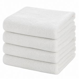 Zollner Handtuch Riva Set, weiß, 50 x 100 cm, aus 100% Baumwolle, 650 g/m², 4 Stück