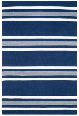 Lauren Ralph Lauren Hanover Stripe Nautical & Coastal Polyester Rug