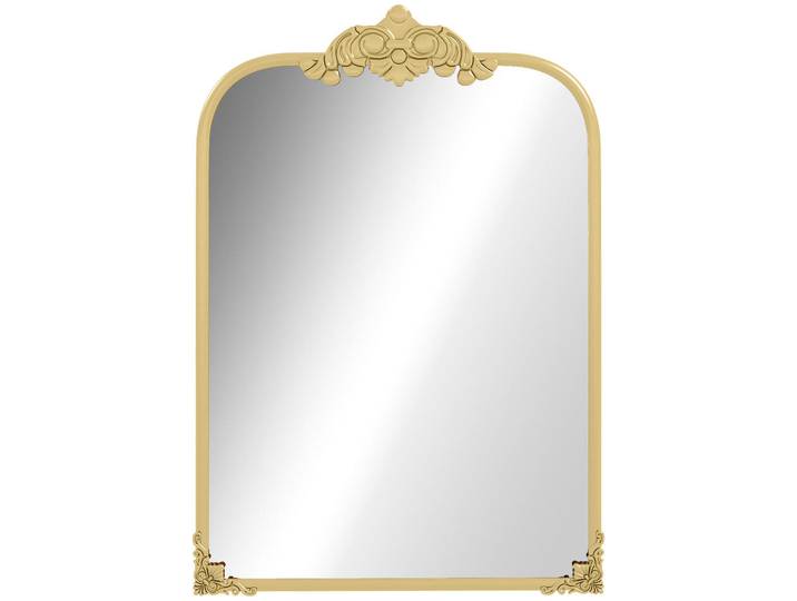 Homcom Wandspiegel, Goldfarben, Glas, Metall, 3x87x60 cm, Spiegel, Wandspiegel
