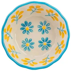 Muffinform 8cm - Floral blau