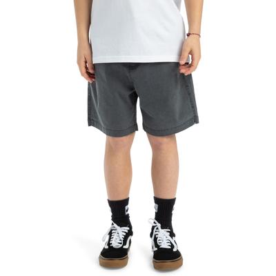 Bermudas QUIKSILVER "Taxer Youth 15", Jungen, Gr. 8, Normalgrößen, schwarz, Obermaterial: 98% Baumwolle, 2% Elasthan., Hosen Bermudas