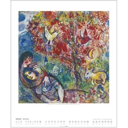 Weingarten, Kalender, Marc Chagall Kalender 2027