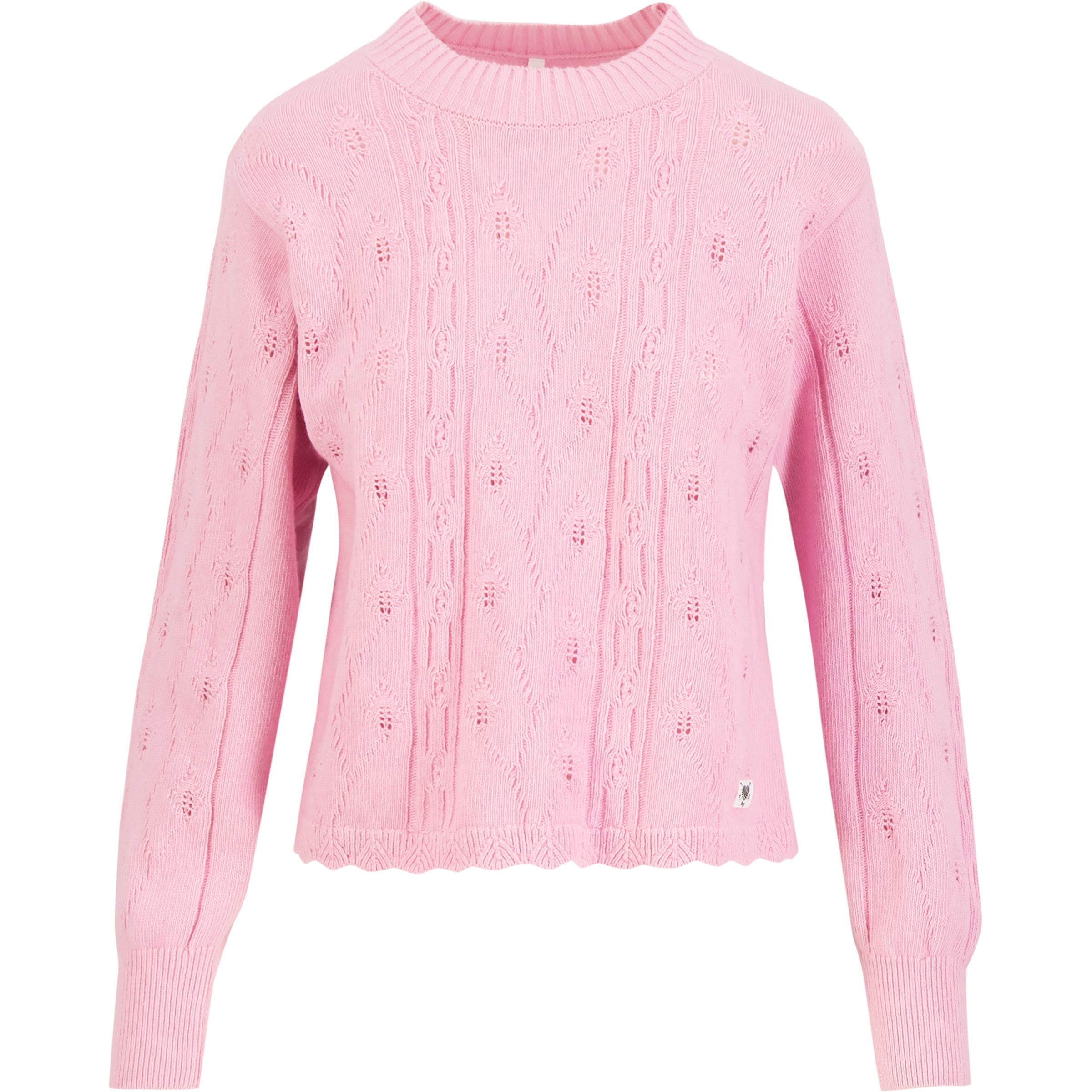 Blutsgeschwister Fine Craft Crew Damen Pullover rosa Größe M Lifestyle Atmungsaktiv