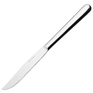 HEPP Steakmesser Carlton, 12 Stück, 10 cm Edelstahlklinge mit Wellenschliff, Edelstahlgriff