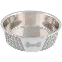 4x Trixie Edelstahlnapf mit Silikon (140 cl), Futternapf