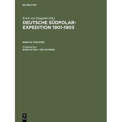 Die Aktinien, Gebundene Ausgabe von Ferdinand Pax, De Gruyter, 978-3-11-129885-6