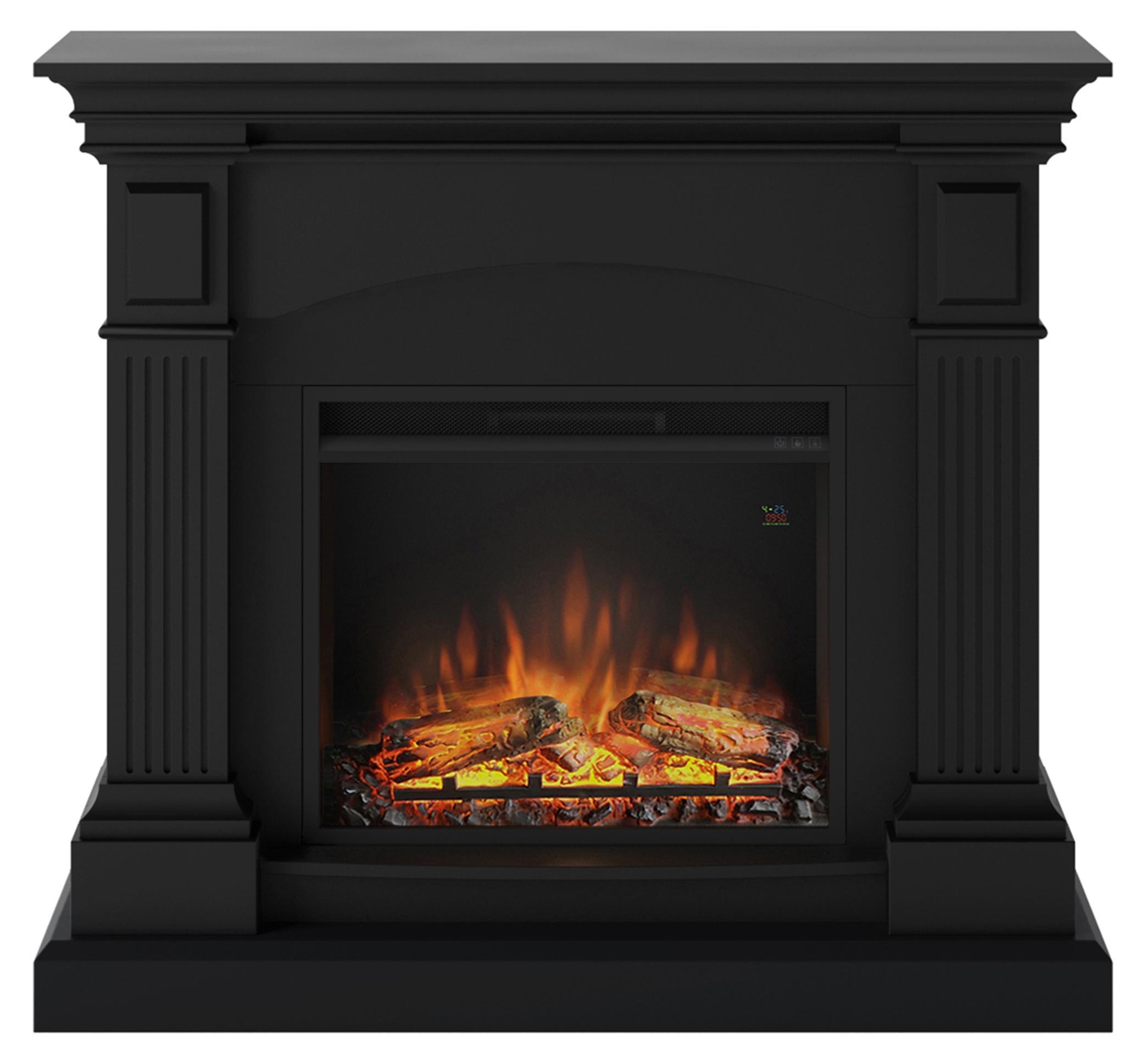 TAGU Magna Elektrokamin mit 23 Zoll PowerFlame Tiefschwarz