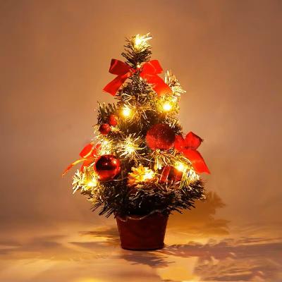 Inspire Select Artificial Christmas Tree 20 30 40 Cm DIY Home & Bedroom Party Decoration, 2025 New Year Gift red 20cm