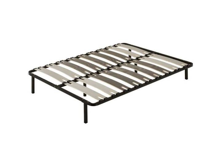 Cadre à lattes 160x200cm CONFORTKIT - DEWINNER - 18 lattes bois - 6 pieds inclus