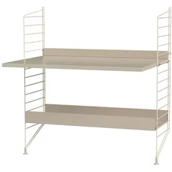 Kinderschreibtisch höhenverstellbar Beige Beige