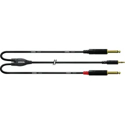 CFY-WPP 6,0 - Y-Adapterkabel, Klinkenstecker, 6 m