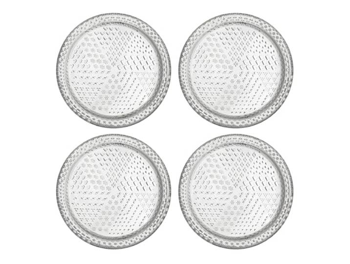 Iittala Tundra Teller aus Glas, 4-teilig, in der Farbe Klar, Größe: 15,4x1,8cm, 1069533