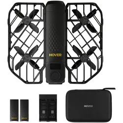 HoverAir Kamera-Drohne X1 PROMAX Retail Combo schwarz (16 min, 430 g, 48 Mpx), Drohne, Schwarz