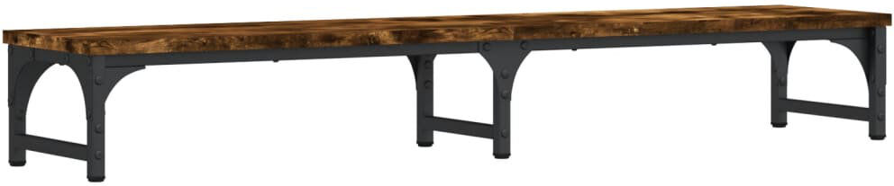 Borough Wharf Millers Monitor Stand Smoked Oak 15.5cm H x 41.3cm W x 23cm D