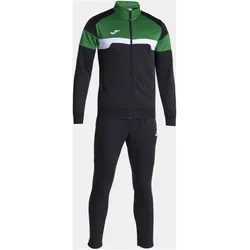 JOMA Danubio III Trainingsanzug Kinder 104 - schwarz/grün 140