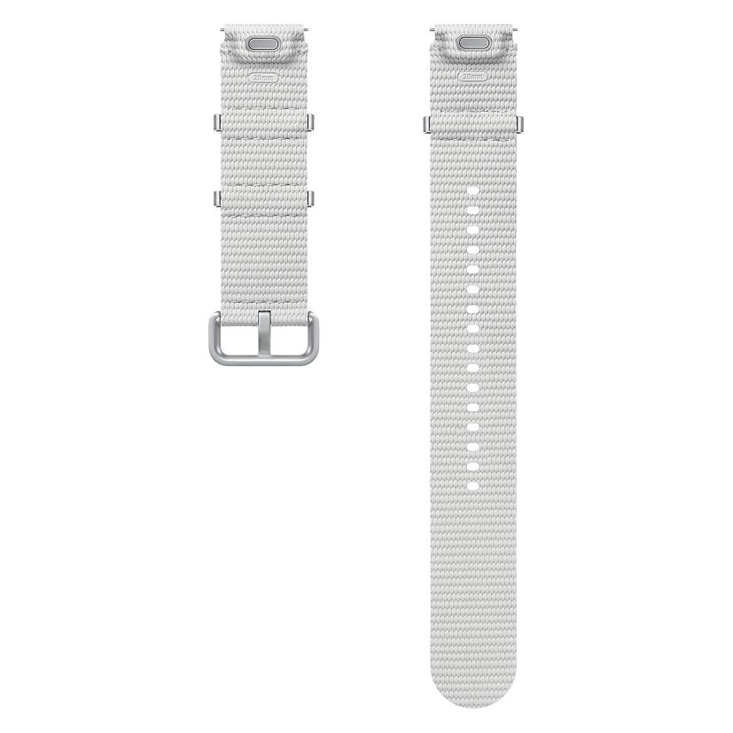 Samsung ET-SOL31LSE Galaxy Watch 4/5/6/7 Stylish Sport Strap 20mm M/L Silver (20 mm) (ET-SOL31LSEGWW)