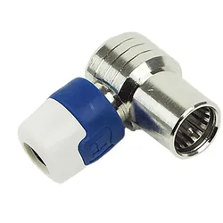 Hirschmann QFA 5 Angled push-on quick F connector (Stecker und Verbinder), Antennenkabel