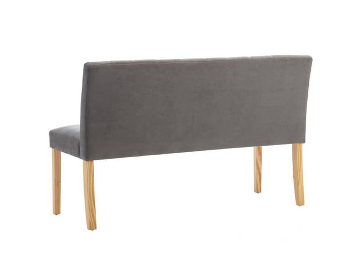 Black Friday  Banc salon - JILL - Banquette/Coffre - 140 cm - Gris Velours BB66