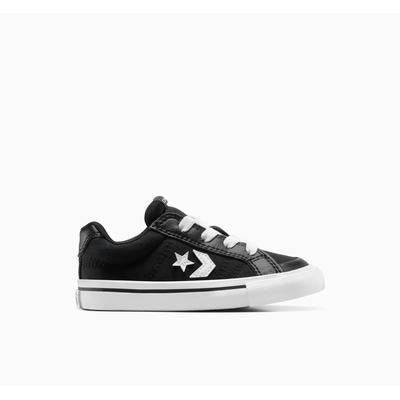 Sneaker CONVERSE "CONVERSE SPORT CASUAL EASY-ON", Mädchen, Gr. 24, schwarz-weiß (schwarz, weiß, schwarz), Textil, Schuhe Sneaker