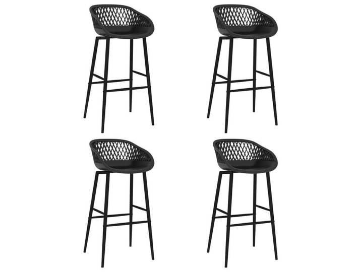 SALE 2026  Tabouret/Chaise de bar Noir - Chaises de bar lot de 4 noir PRO767496535