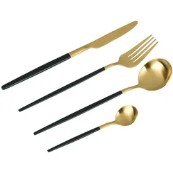 alpina Besteckset 16-teilig, Besteck, Gold
