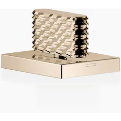 Dornbracht CL.1 Seitenventil, rechtsschließend, kalt 1/2, mit CASCADE-Struktur, 20006705-47, Farbe: Champagne