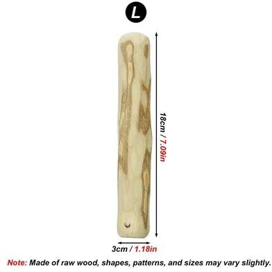 Uplift Essentials Natural Coffee Wood Dog Chew Stick Sustainable Long Lasting Dental Molar Toy l
