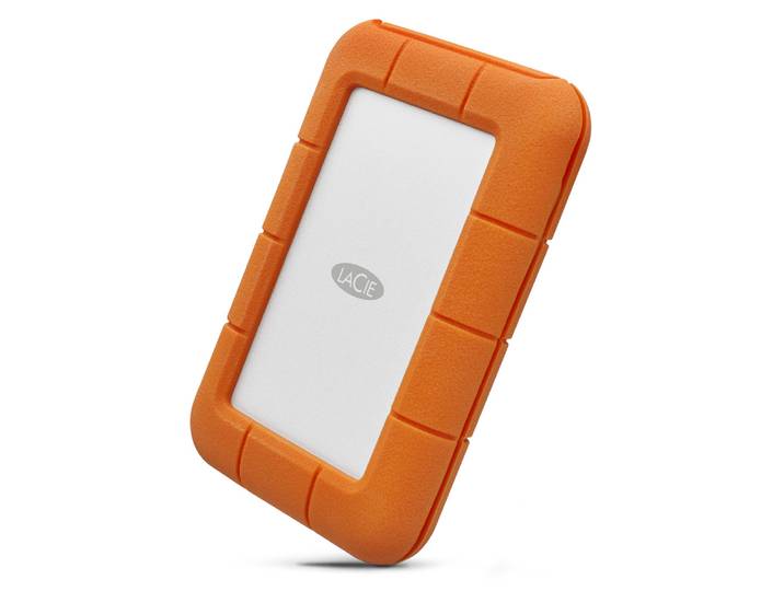 LaCie Rugged USB-C, 5000 Go, 3.2 Gen 1 (3.1 Gen 1), Gris, Jaune STFR5000800