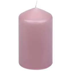 Stumpenkerze 10 cm Wachs Rosa