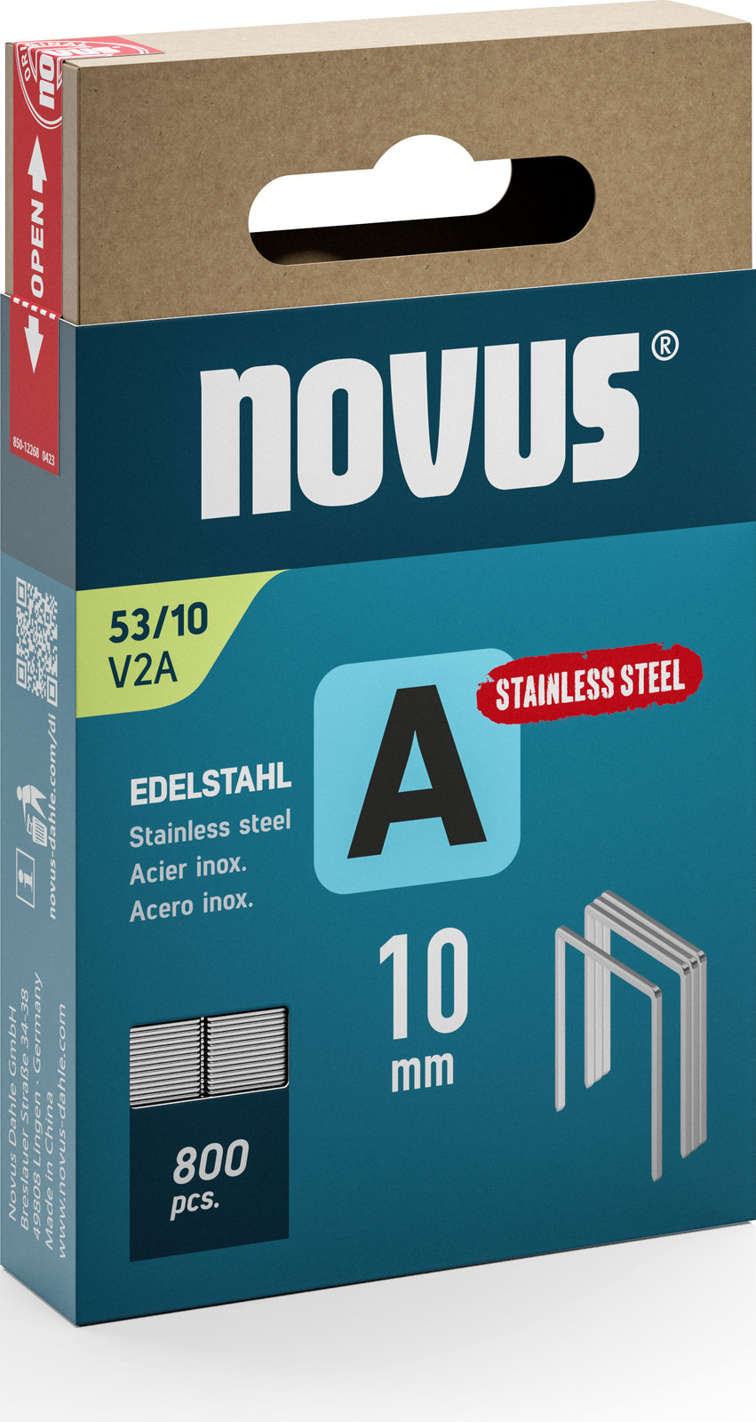 Novus Tools Spinky Novus 53/10 roestvrij staal V2A 1000 stuks