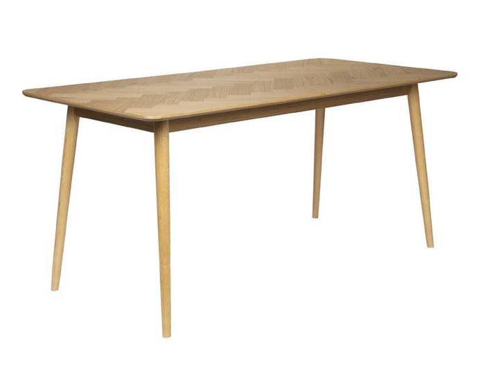 Esstisch Fabio 180x90 – aus Eichenholz - Schwarz - Luxusbetten24