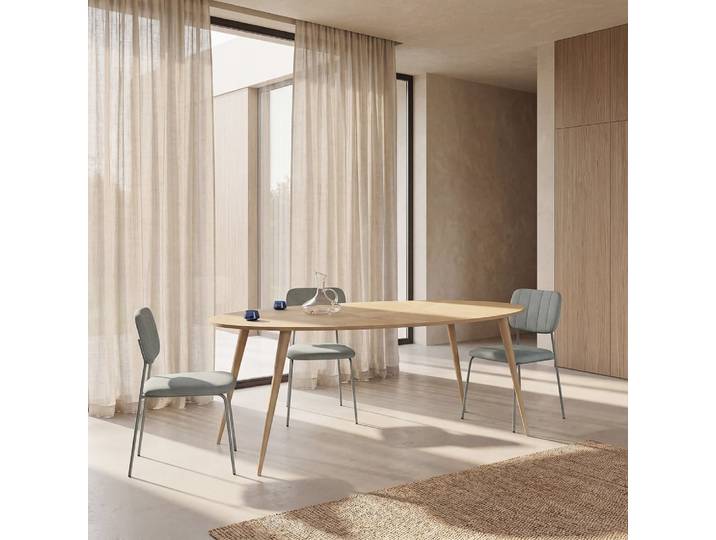 Table à manger ovale, L200 cm
