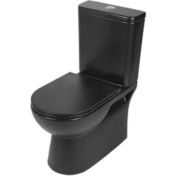 Differnz, Toilette + Bidet, Duoblok wandhängende Toilette mit Soft-Close-Sitz