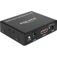 HDMI Stereo / 5.1 Kanal Audio Extractor 4K, Adapter schwarz