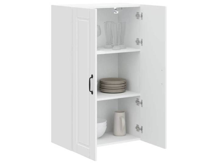 Caisson de cuisine Blanc - Armoire de cuisine - Armoire à vitrine - avec étagère - Blanc brillant - 60x31x100cm 390 311