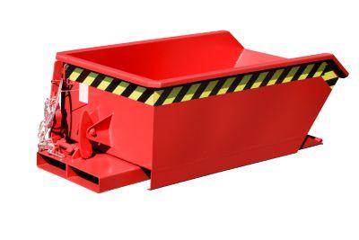 Kippbehälter Bauer Mini Typ MGU 230, 350 mm Schüttkantenhöhe, rot
