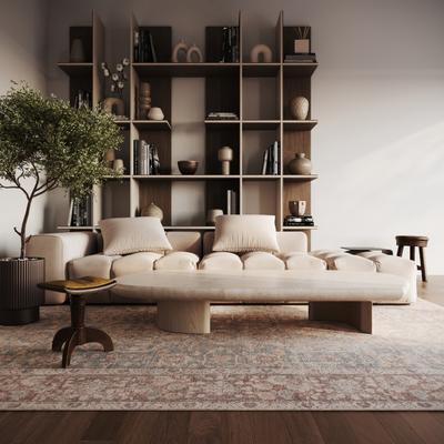 Nuloom Hillstone Collection Traditional Vintage Medallion Area Rug