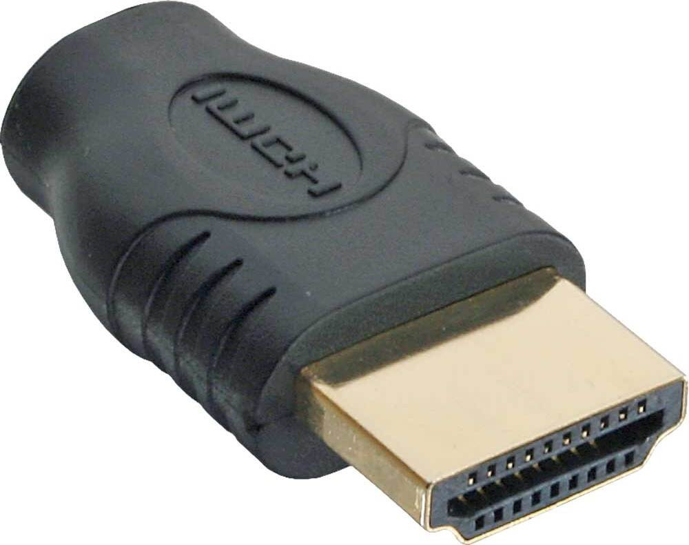 InLine 17690A HDMI-adapter van HDMI-A naar Micro HDMI-D met vergulde contacten
