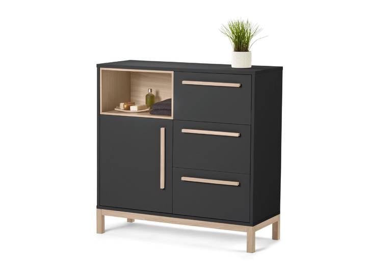 Tchibo - Bad-Sideboard »Eklund« - 90x35x89,5cm - anthrazit -