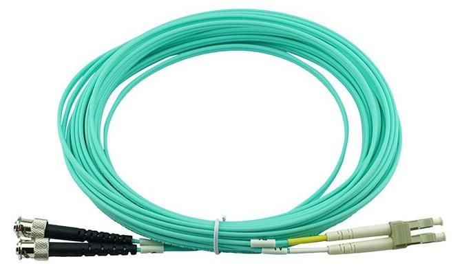 BlueOptics SFP3133EU10MK glasvezelkabel, 10 meter, LC-ST, OM3, groen