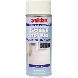 Wilckens Isolierfarbe weiß, 400ml Spray, innen & außen, gegen Wasserflecken & Nikotin